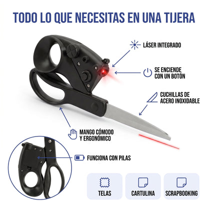 Tijeras con Guía Láser